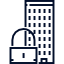 Security services building protection icon