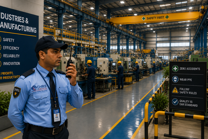 Industrial and manufacturing facility security support