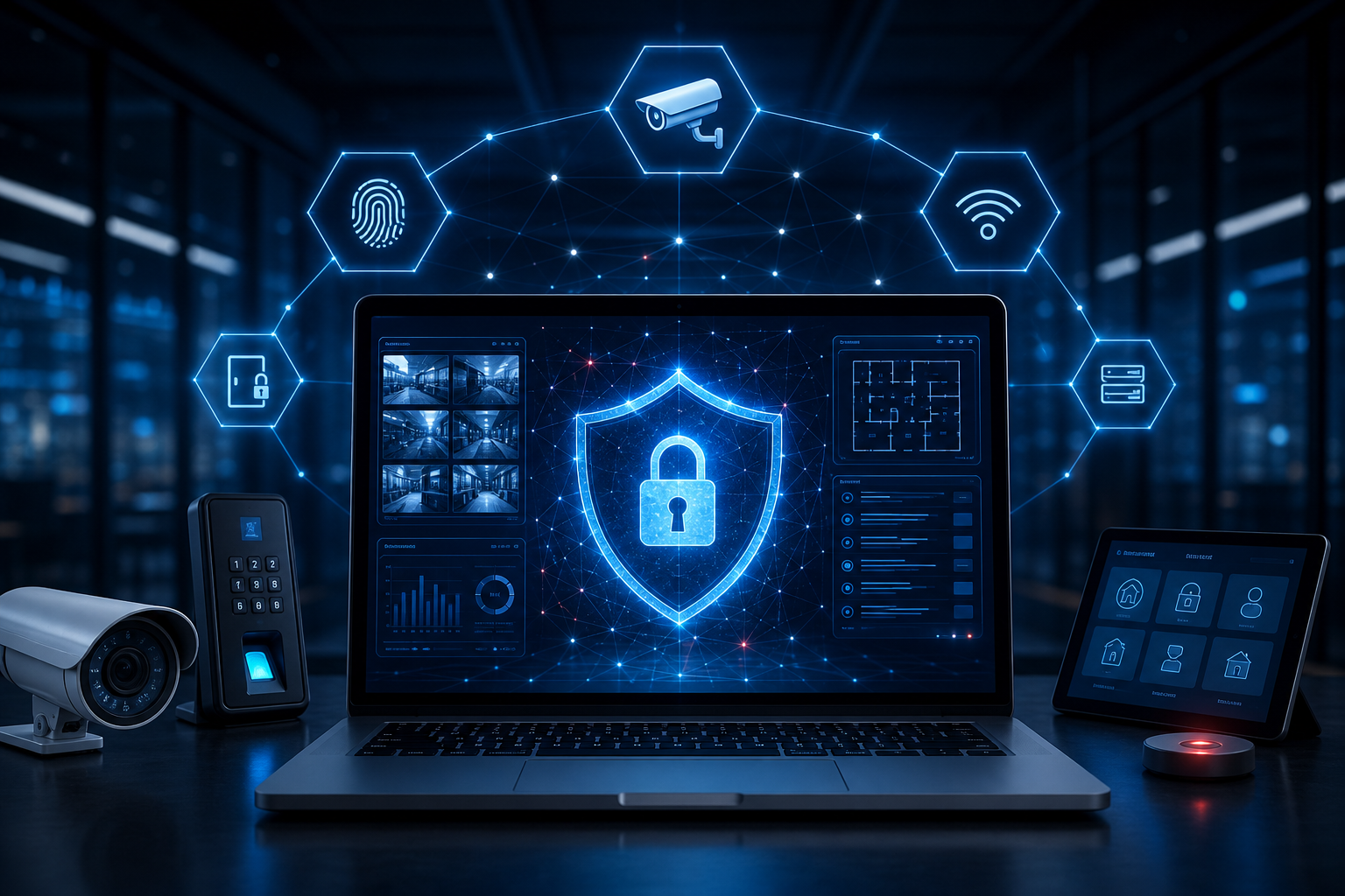 Integrated security management technology dashboard